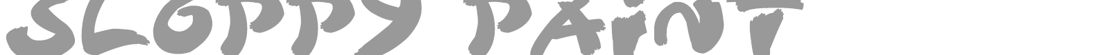 Sloppy Paint font preview